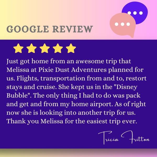 Tricia Fritton Google Review